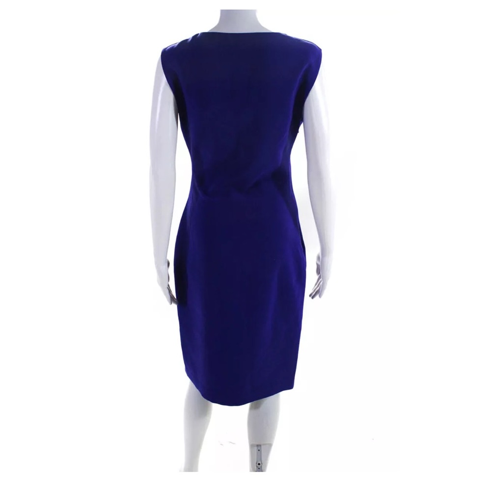 Diane Von Furstenberg Womens Megan V-Neck Bodycon Dress Purple Size 6
